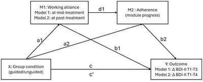 Working alliance and its link to guidance in an internet-based intervention for depressive disorders: a secondary analysis of a randomized controlled trial